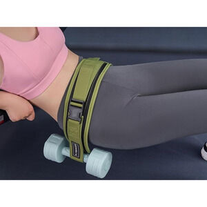 NIB - Hip Thrust Belt for Dumbbells Booty Glutes Slip-Resistant Workout - Green